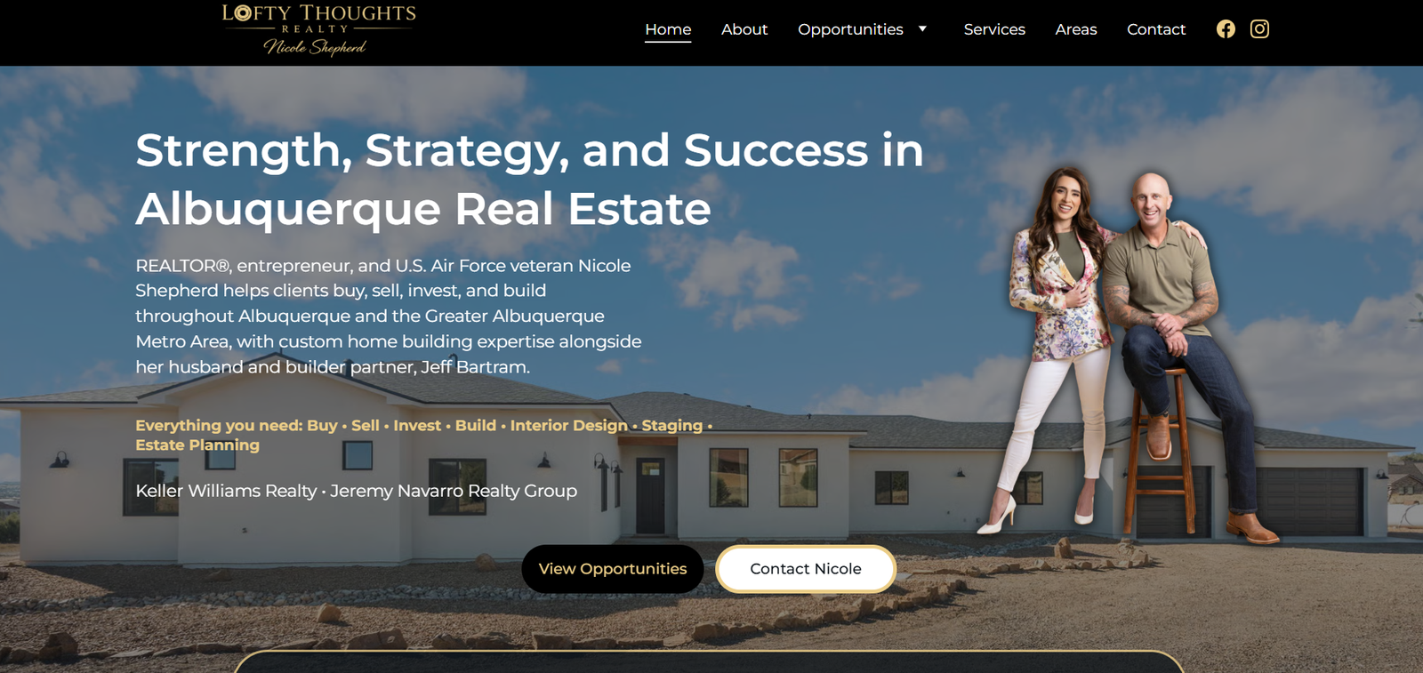 Luxury realtor personal brand website — ROILevel portfolio